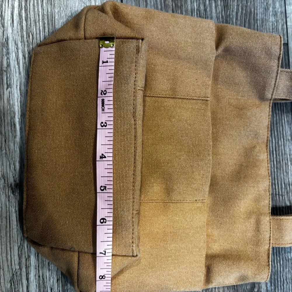 Hannah Canvas Kella Soft Cotton Brown Shoulder Tote Bag Multi-Pocket Everyday